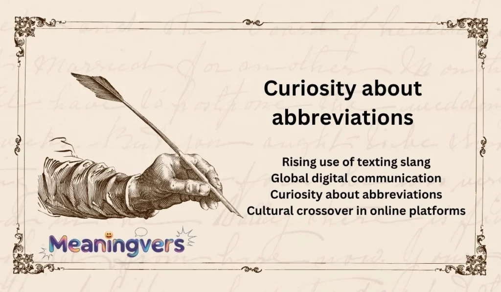 Curiosity about abbreviations