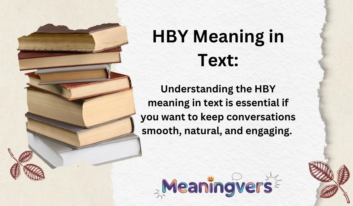 HBY Meaning in Text: