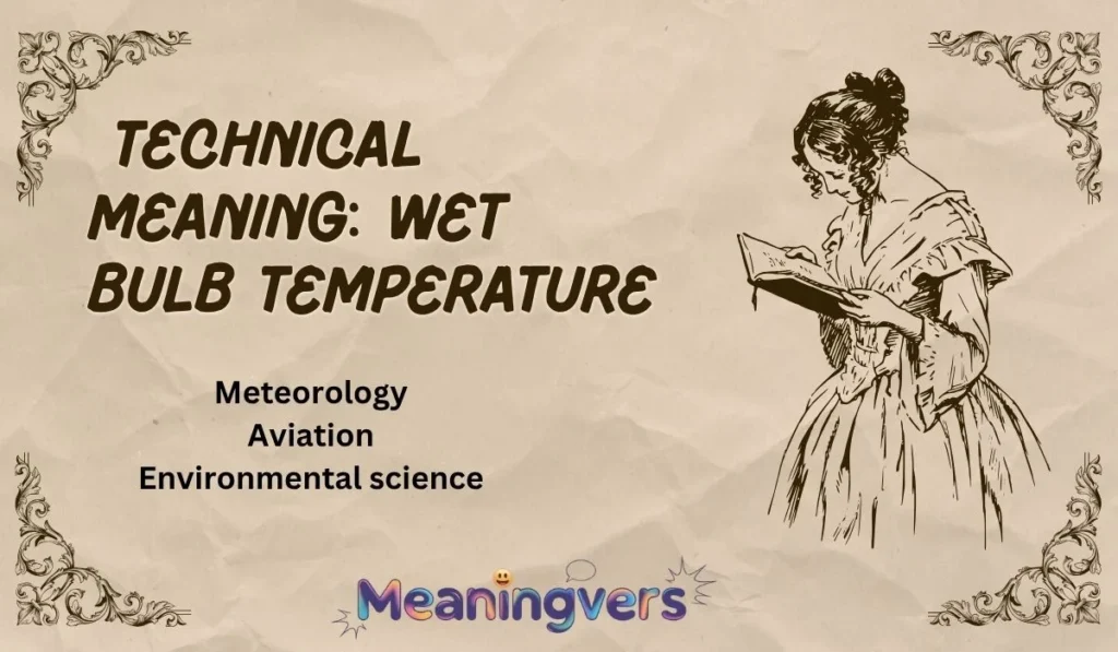  Technical Meaning: Wet Bulb Temperature
