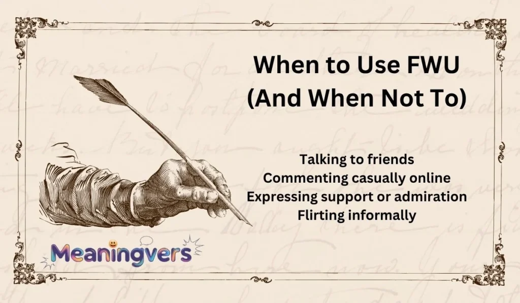 When to Use FWU (And When Not To)