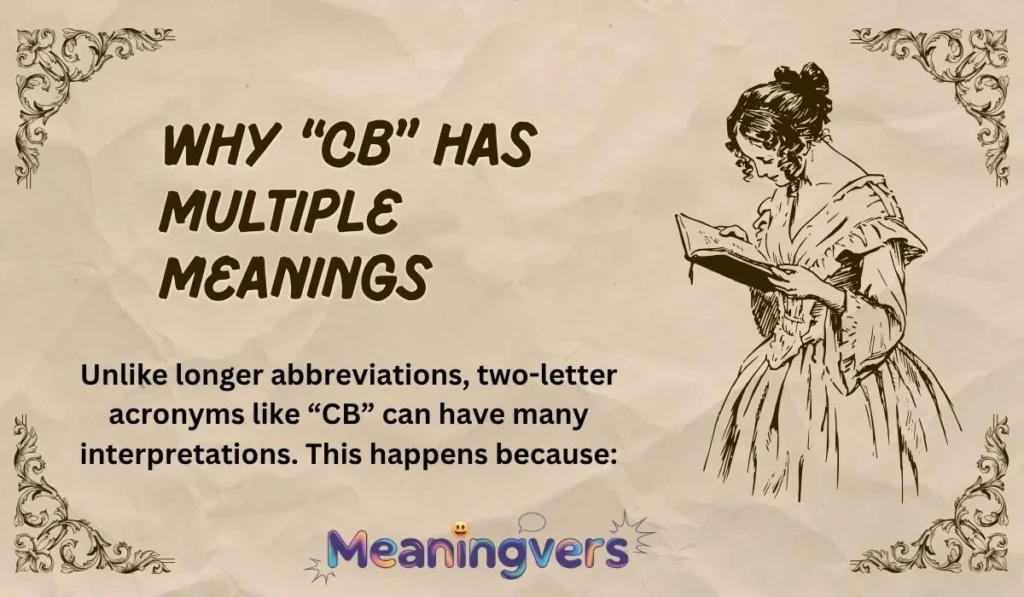 Why “CB” Has Multiple Meanings