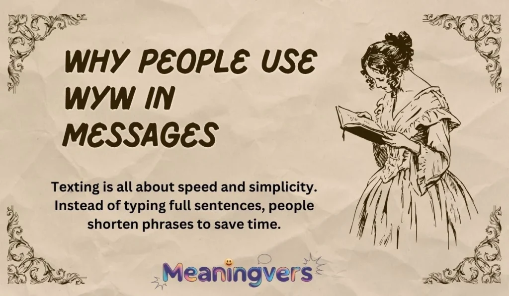 Why People Use WYW in Messages