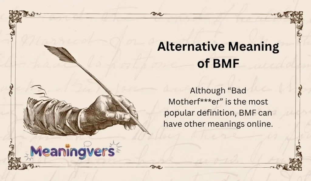 Alternative Meaning of BMF