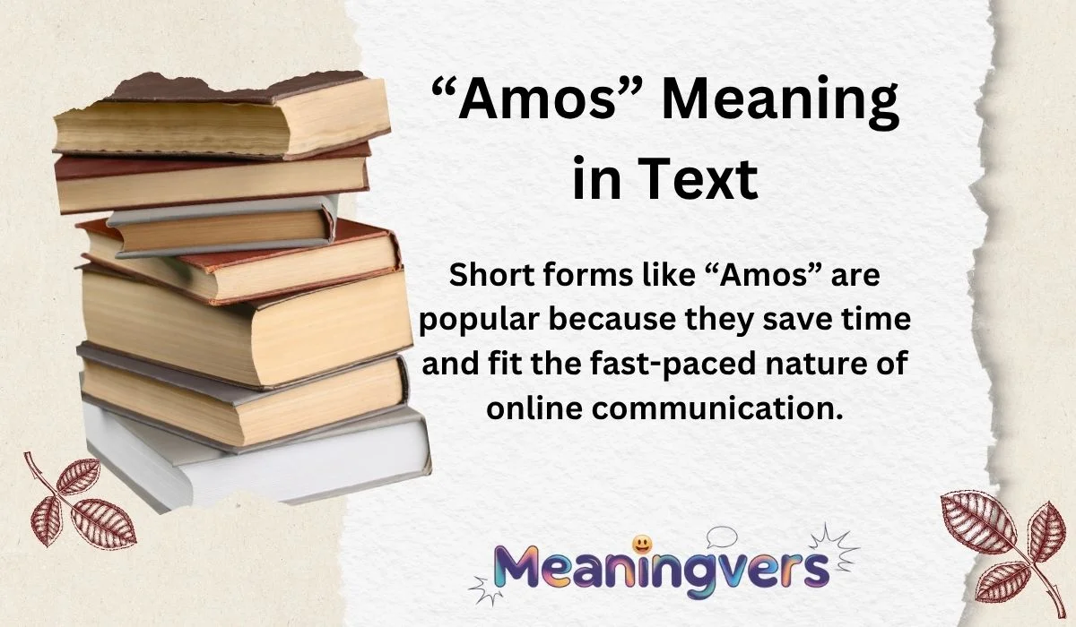 “Amos” Meaning in Text