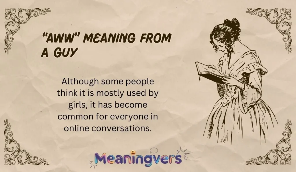 “Aww” Meaning From a Guy