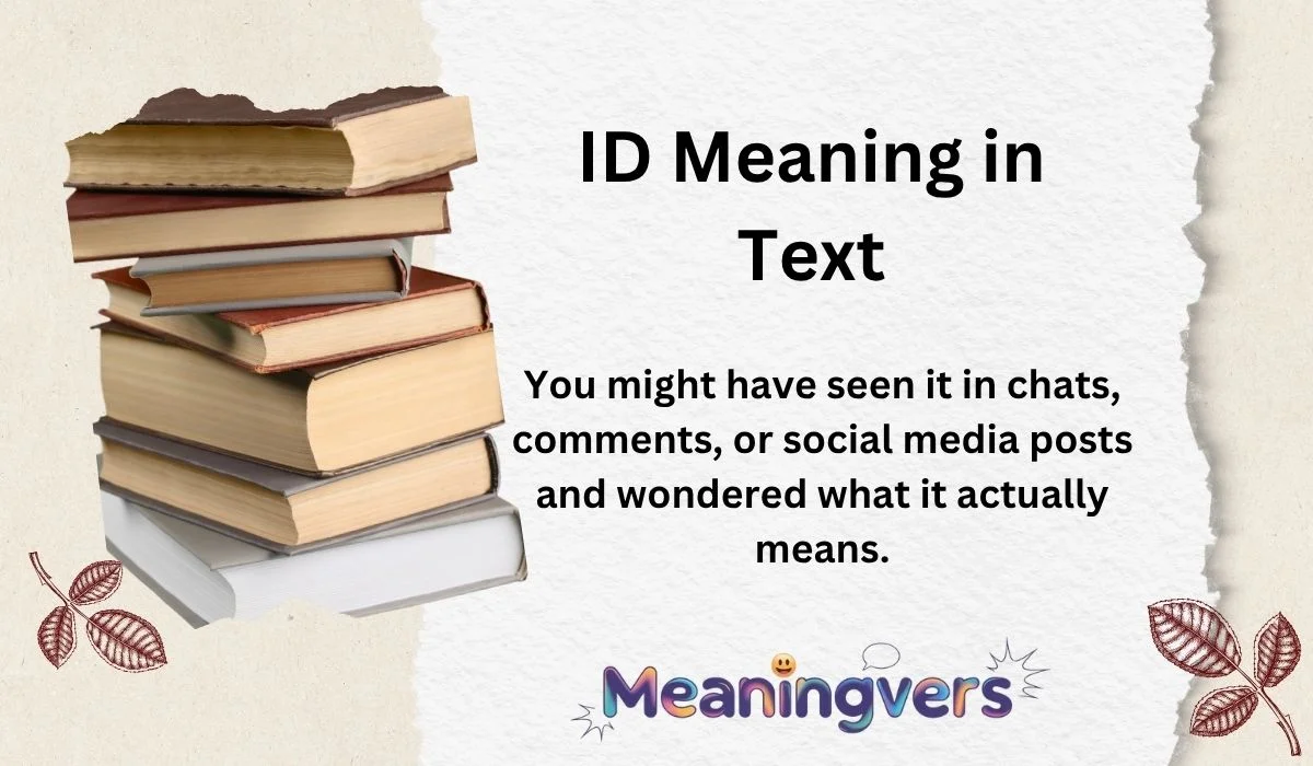 ID Meaning in Text