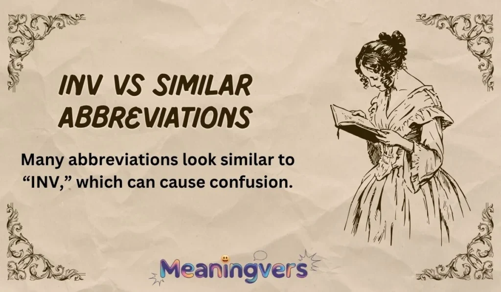 INV vs Similar Abbreviations