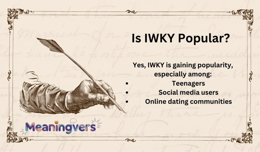 zIs IWKY Popular?