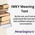 IWKY Meaning in Text