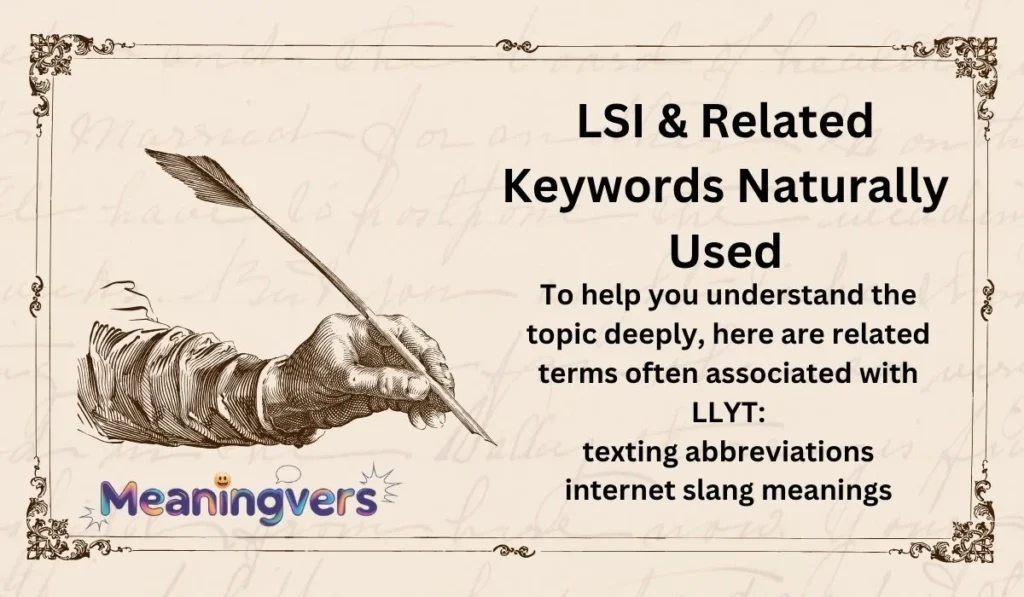 LSI & Related Keywords Naturally Used