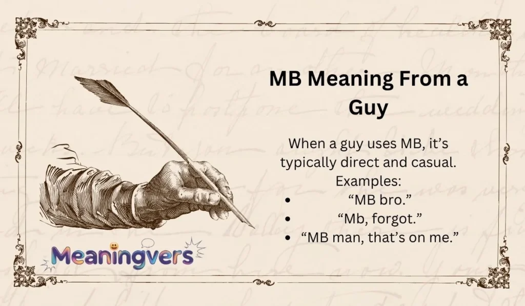 MB Meaning From a Guy