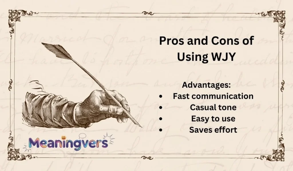 Pros and Cons of Using WJY