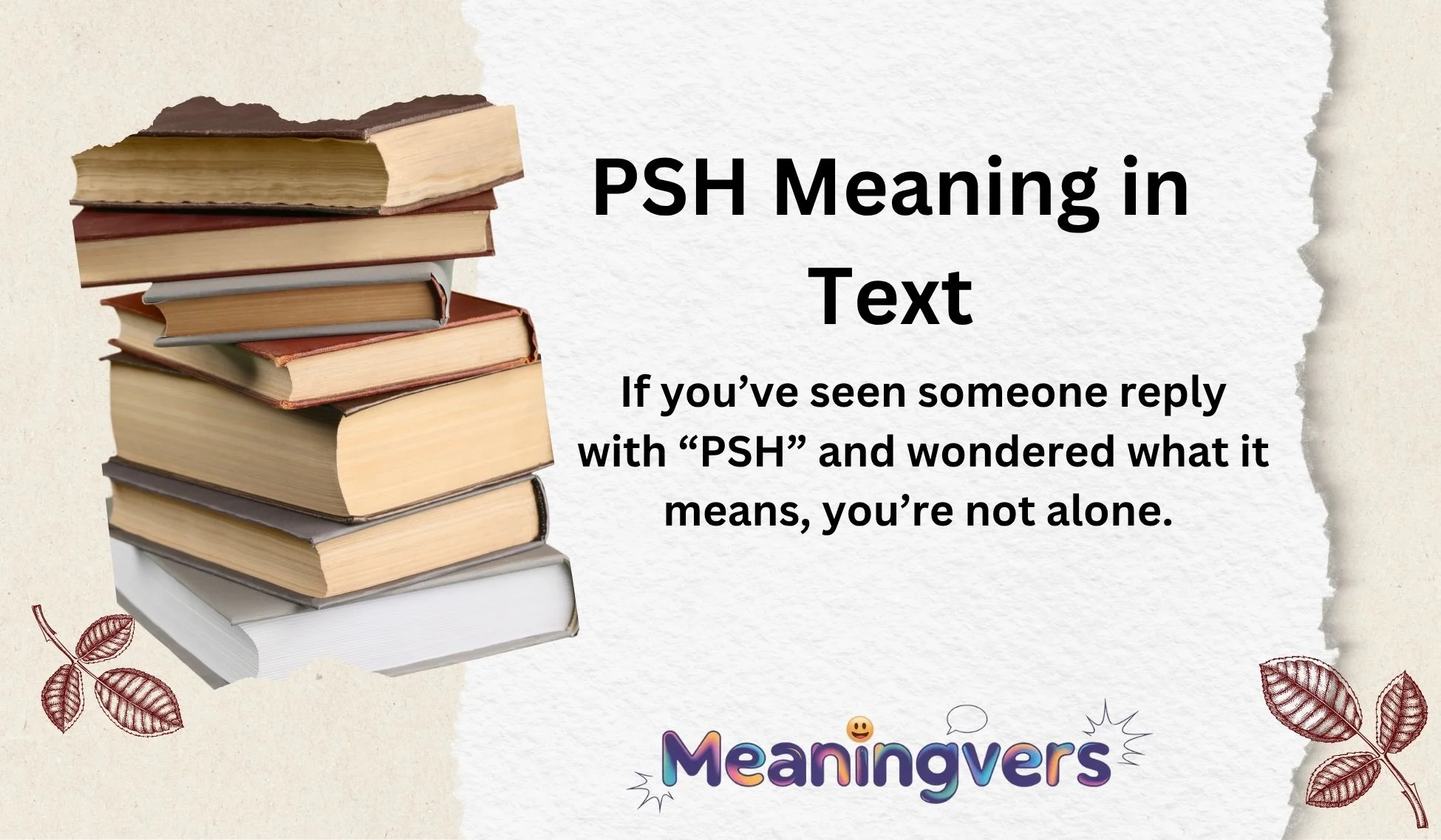 PSH Meaning in Text