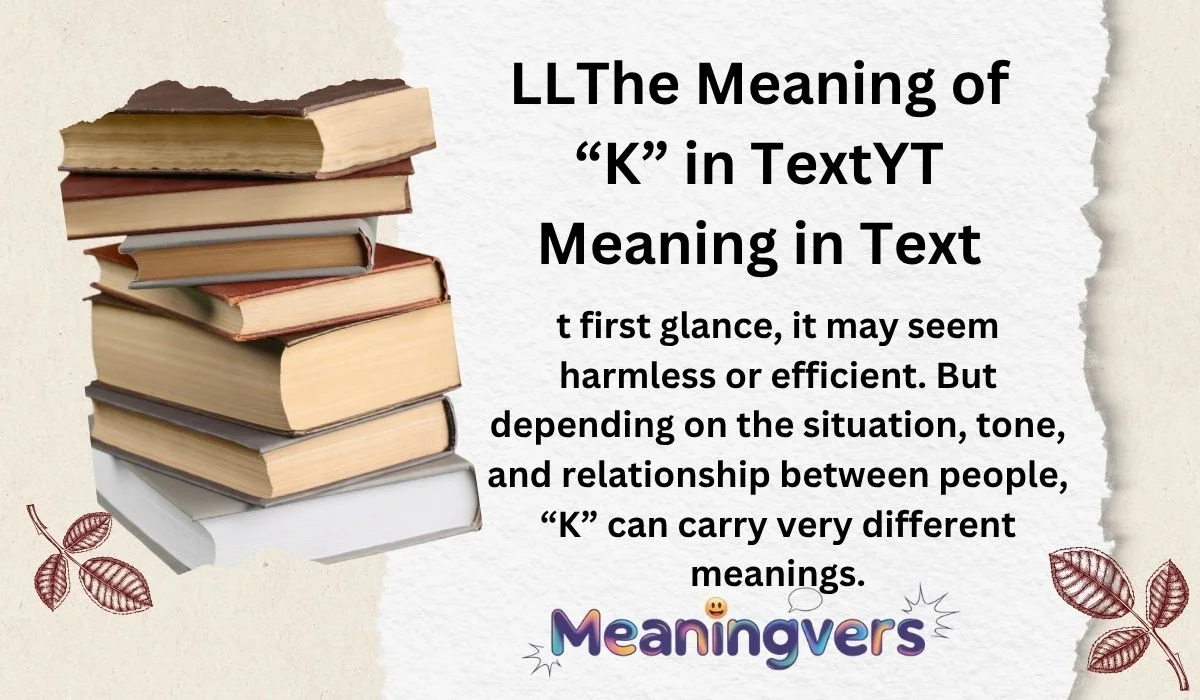 The Meaning of “K” in Text