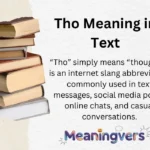 Tho Meaning in Text