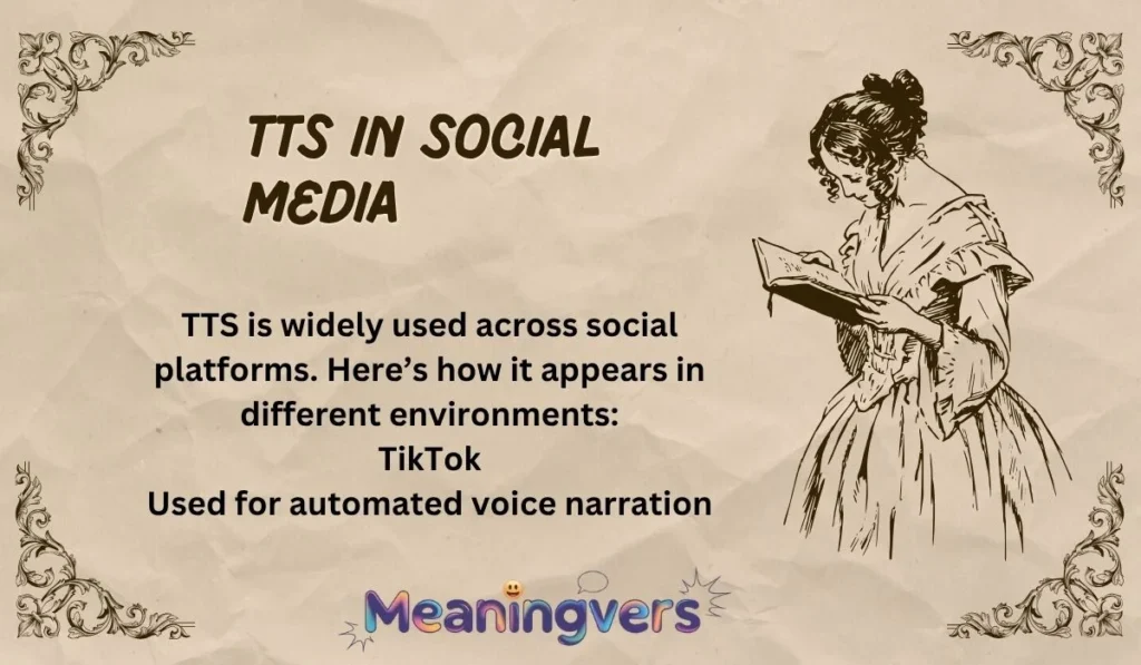 TTS in Social Media