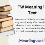 TW Meaning in Text