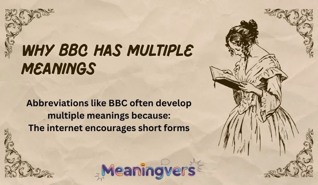 Why BBC Has Multiple Meanings