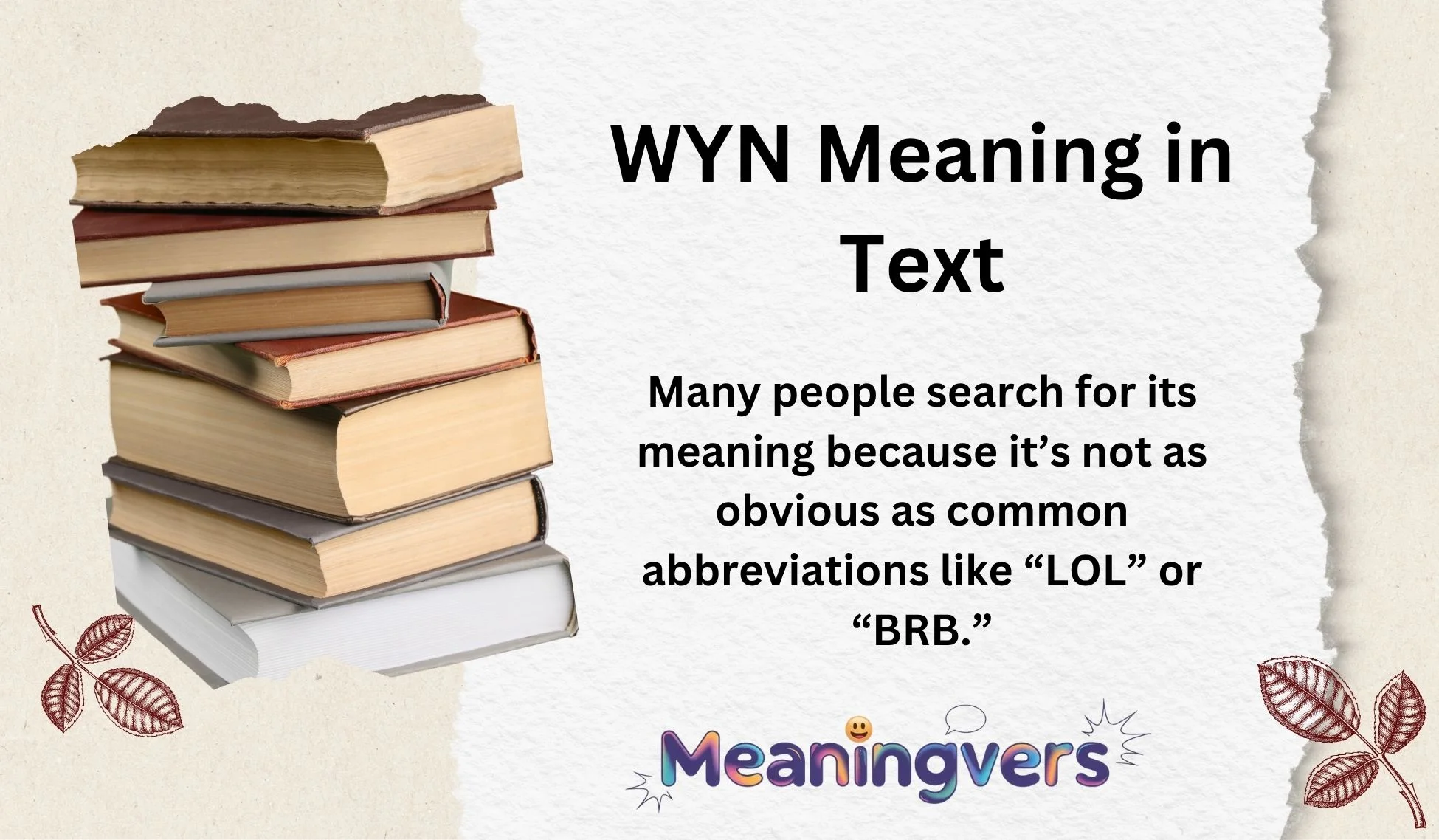 WYN Meaning in Text