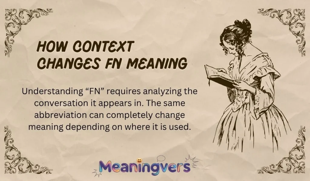 How Context Changes FN Meaning