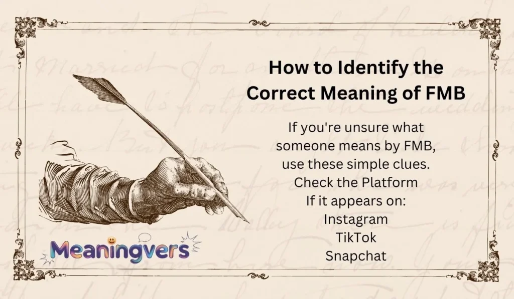 How to Identify the Correct Meaning of FMB