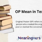OP Mean in Text