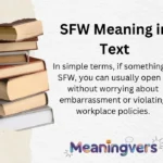 SFW Meaning in Text