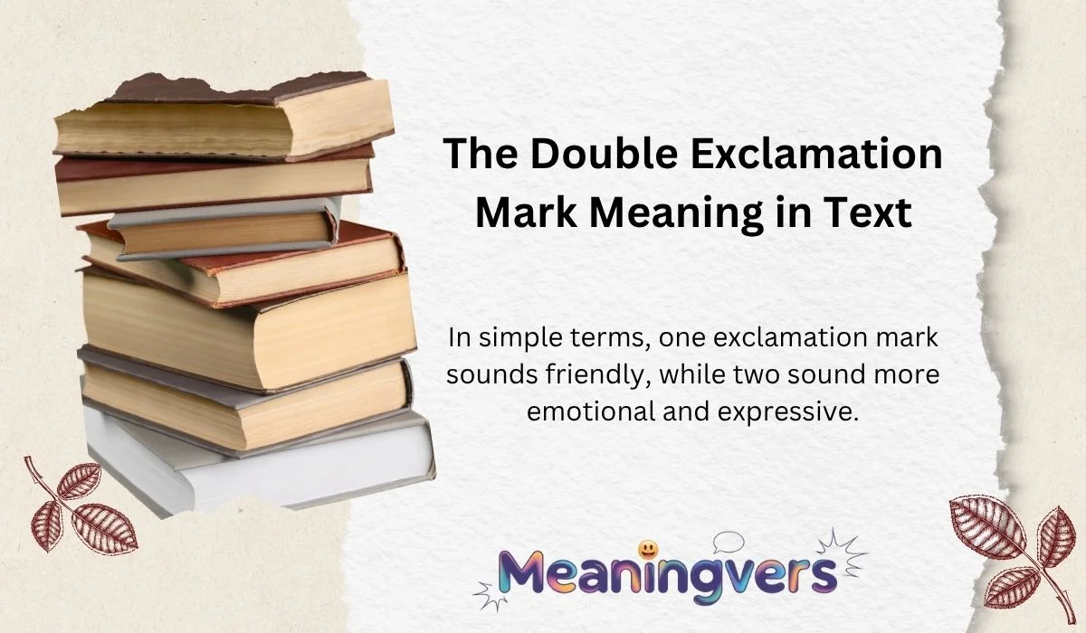 The Double Exclamation Mark Meaning in Text