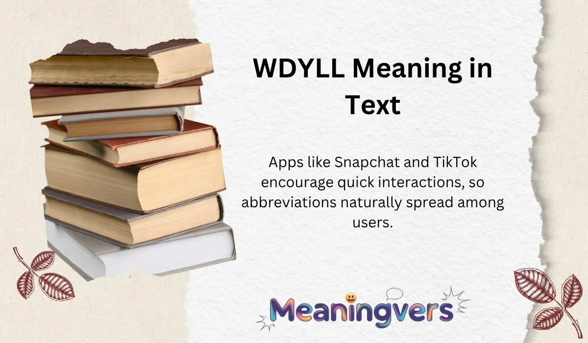 WDYLL Meaning in Text