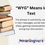 “WYG” Means in Text
